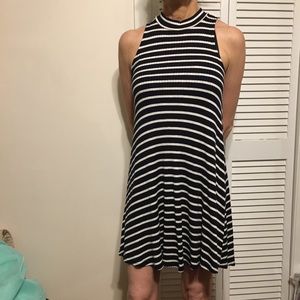 Striped Halter Dress